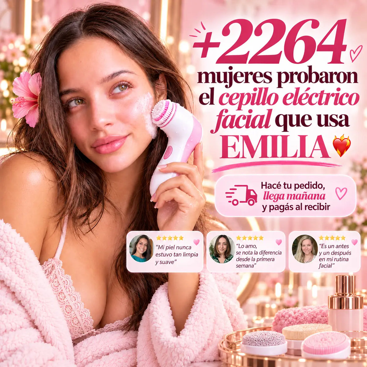 Cepillo Facial Eléctrico 5 en 1