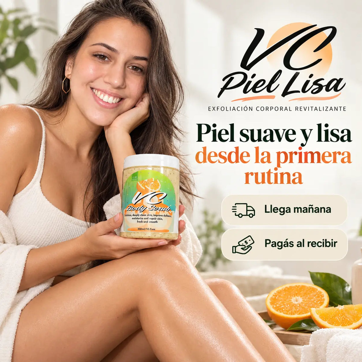 Piel Lisa VC™ | Exfoliante para una Piel Suave y Lisa