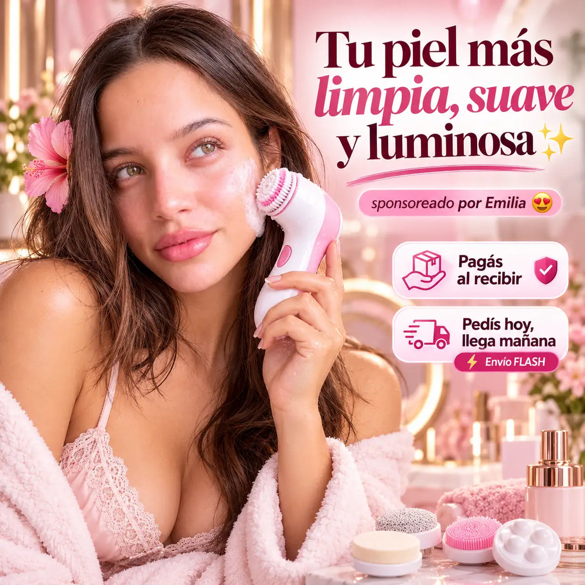 Cepillo Facial Eléctrico 5 en 1