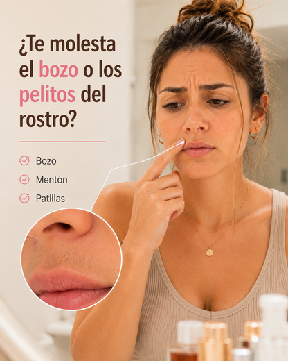 Depiladora Facial 2 en 1 | Facil, rápido y sin dolor