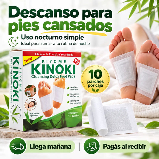 Kinoki™ – Parches Nocturnos para Pies Cansados