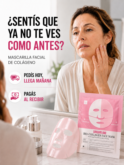 ✨ Mascarilla de Colágeno para una Apariencia Más Joven y Radiante