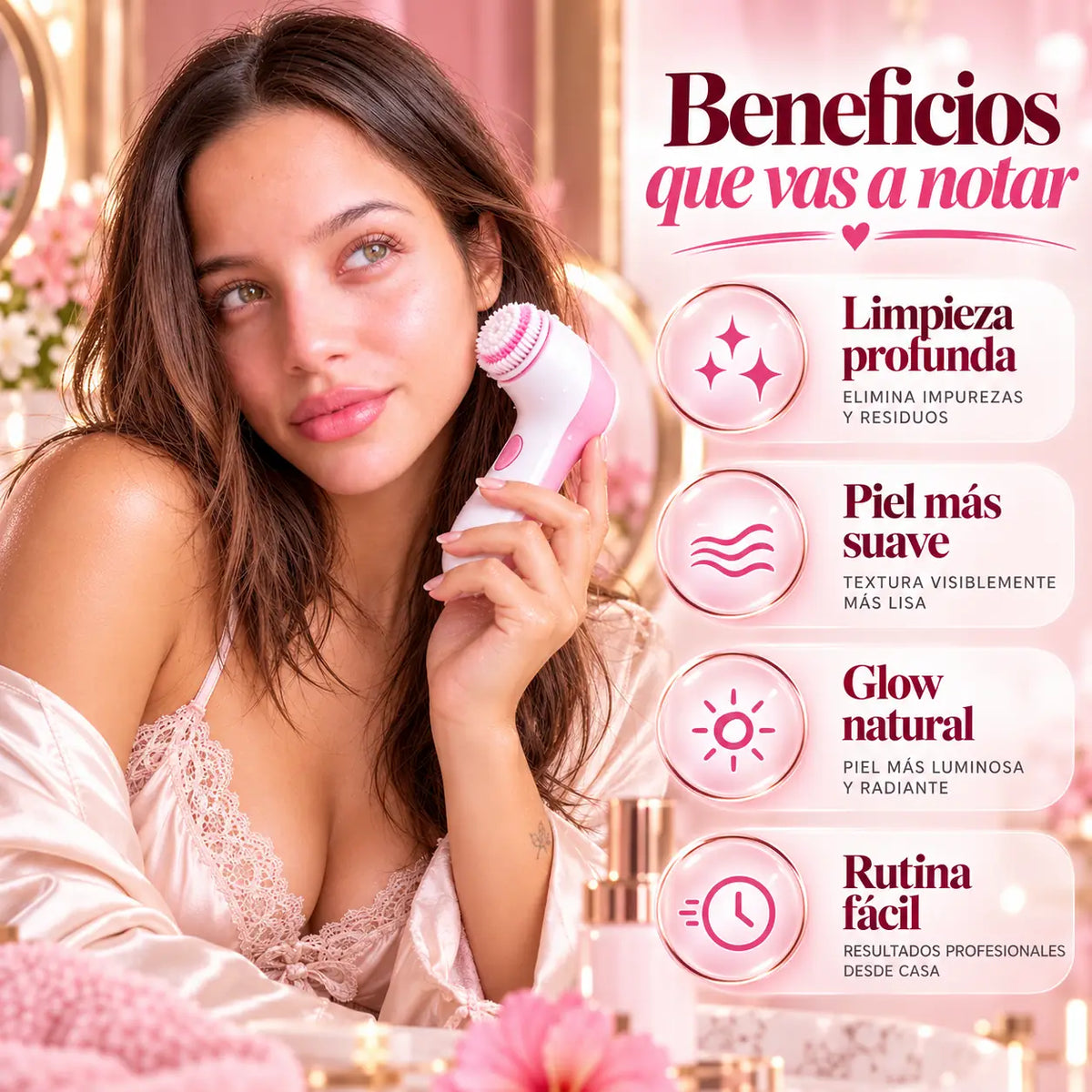 Cepillo Facial Eléctrico 5 en 1