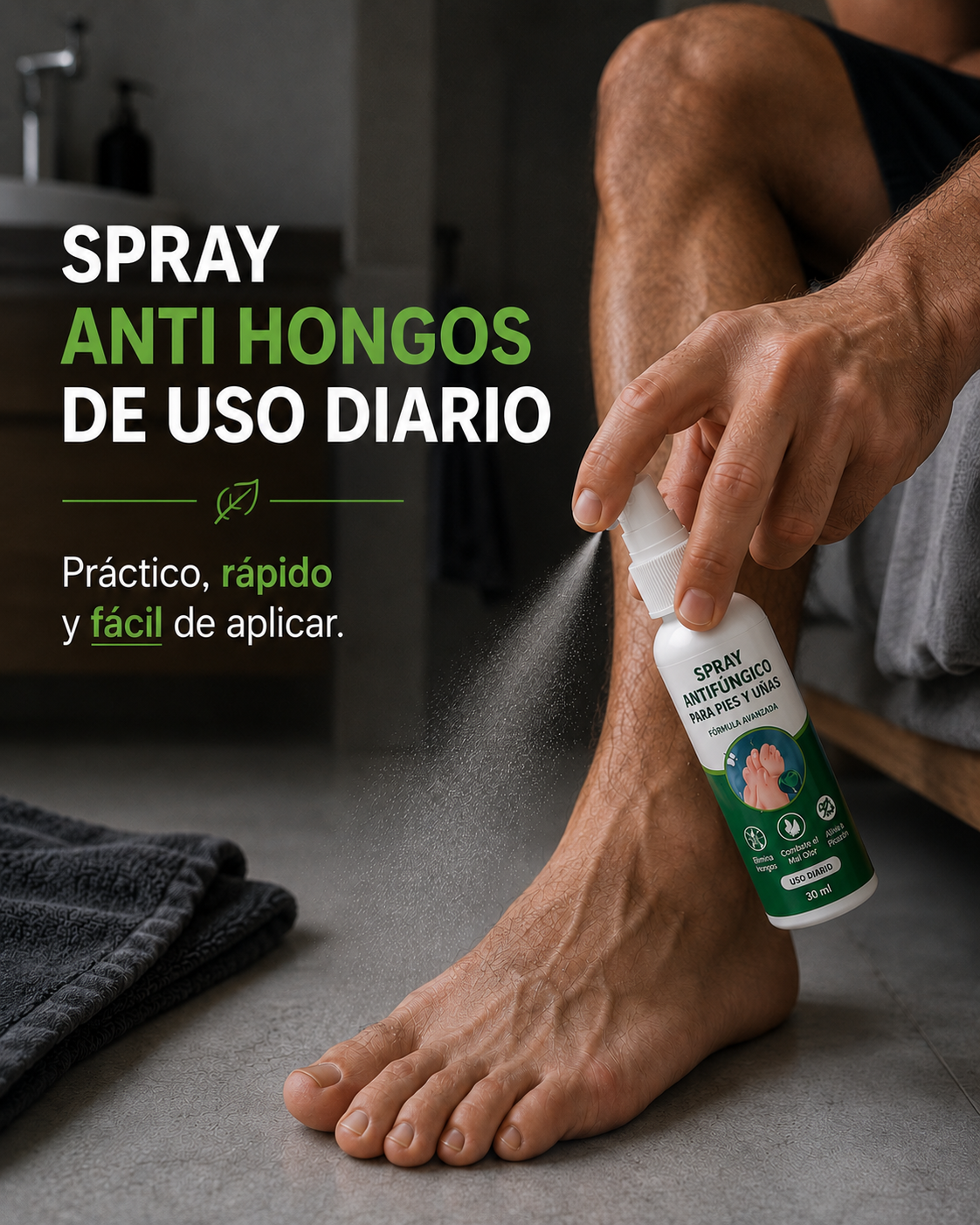 Spray Anti-Hongos Para Pies y Uñas | Pago al Recibir