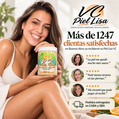 Piel Lisa VC™ | Exfoliante para una Piel Suave y Lisa