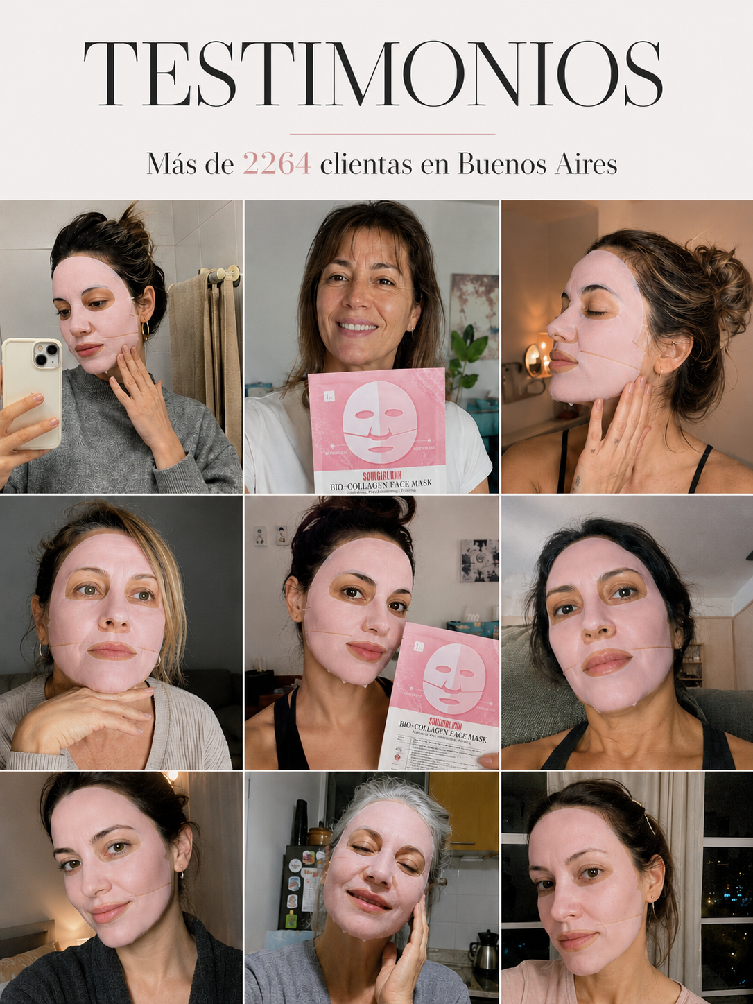 ✨ Mascarilla de Colágeno para una Apariencia Más Joven y Radiante