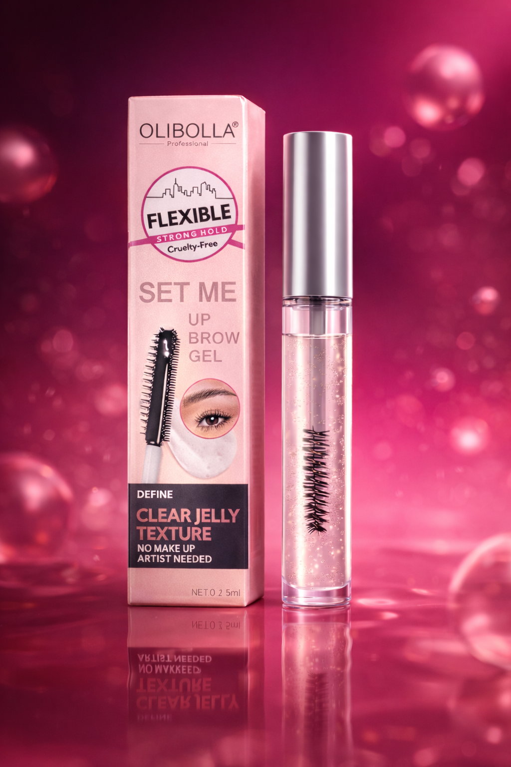 Gel Fijador de Cejas Efecto Laminado – Fijación Profesional 24h