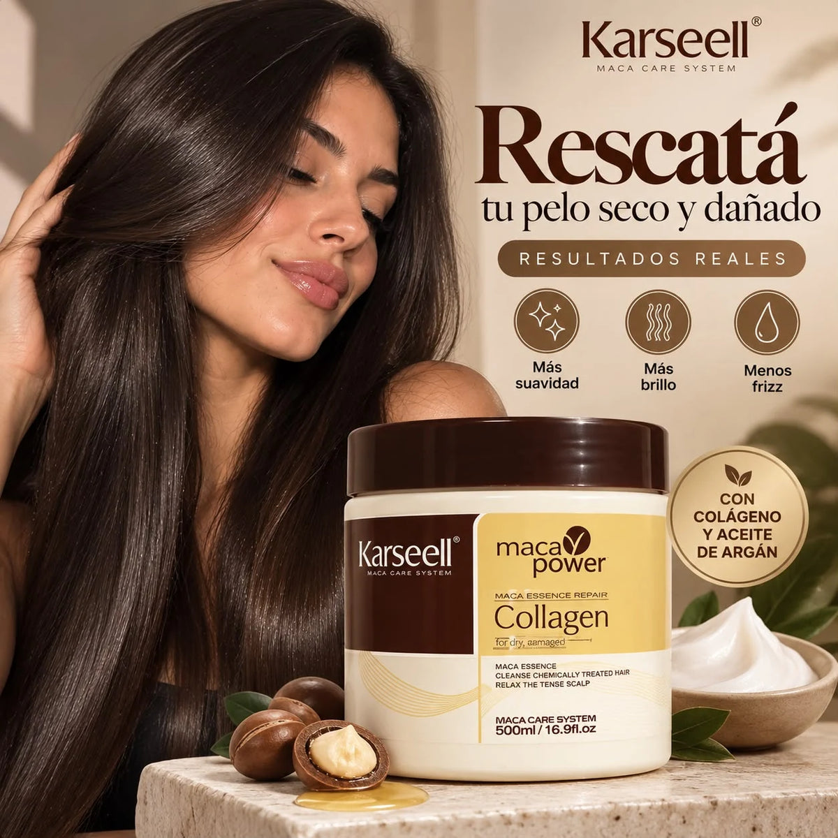 Karseell™ Collagen Repair — Mascarilla Capilar Reparadora