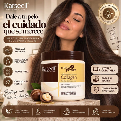 Karseell™ Collagen Repair — Mascarilla Capilar Reparadora