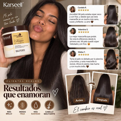 Karseell™ Collagen Repair — Mascarilla Capilar Reparadora