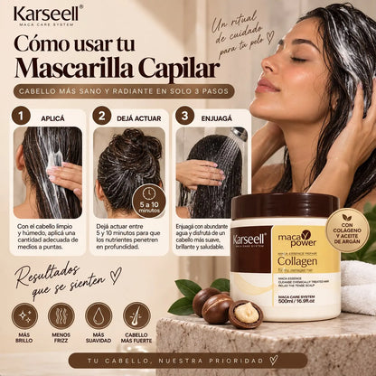 Karseell™ Collagen Repair — Mascarilla Capilar Reparadora