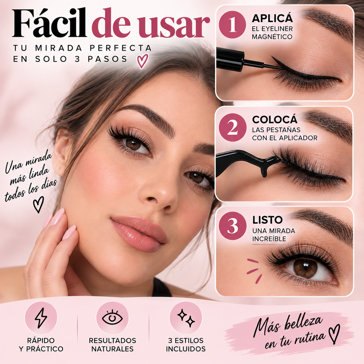 Pestañas Magnéticas Premium™ | Impactá con tu Mirada